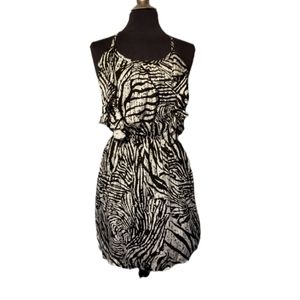 Julie's Closet Dress Womens Size Small Black White Racerback